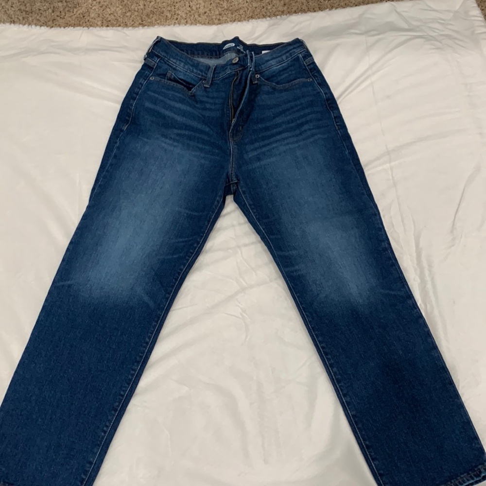 Extra High-Waisted Sky Hi Straight Workwear Jeans for Women w/Secret Slim Pocket